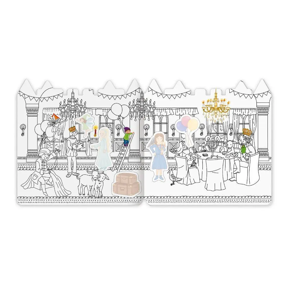 Bild: 9783988027399 | TRÖTSCH - Malbuch Stickermalbuch Märchenschloss Ab 4 Jahren | KG