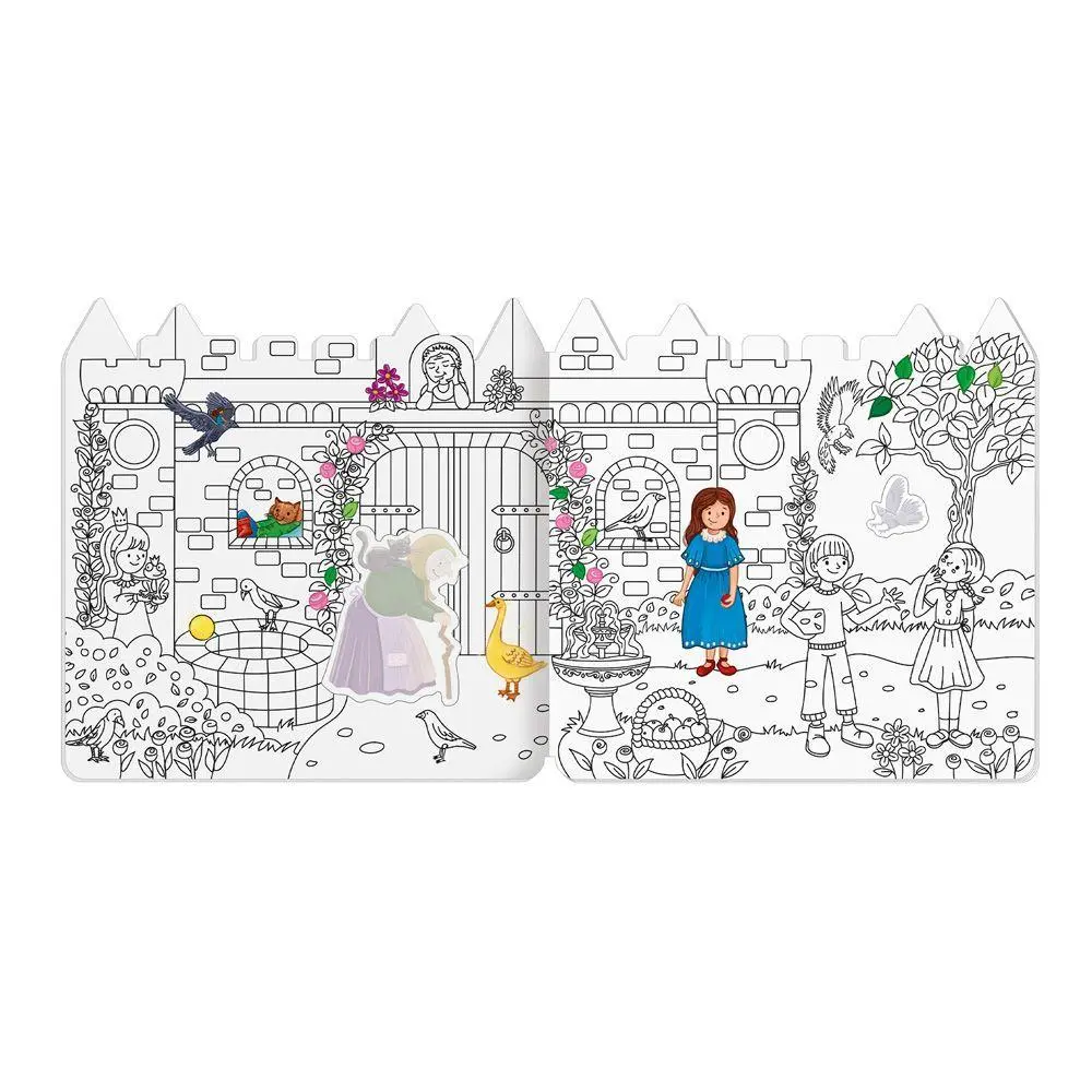 Bild: 9783988027399 | TRÖTSCH - Malbuch Stickermalbuch Märchenschloss Ab 4 Jahren | KG