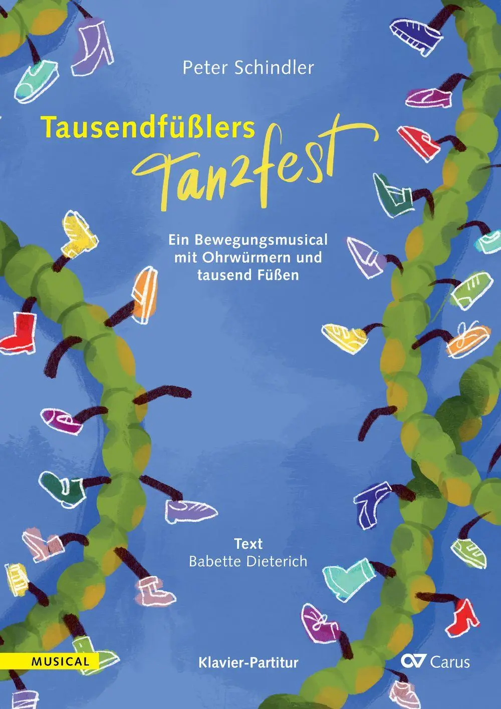 Cover: 9790007357399 | Tausendfüßlers Tanzfest (Klavier-Partitur) | Peter Schindler | Buch