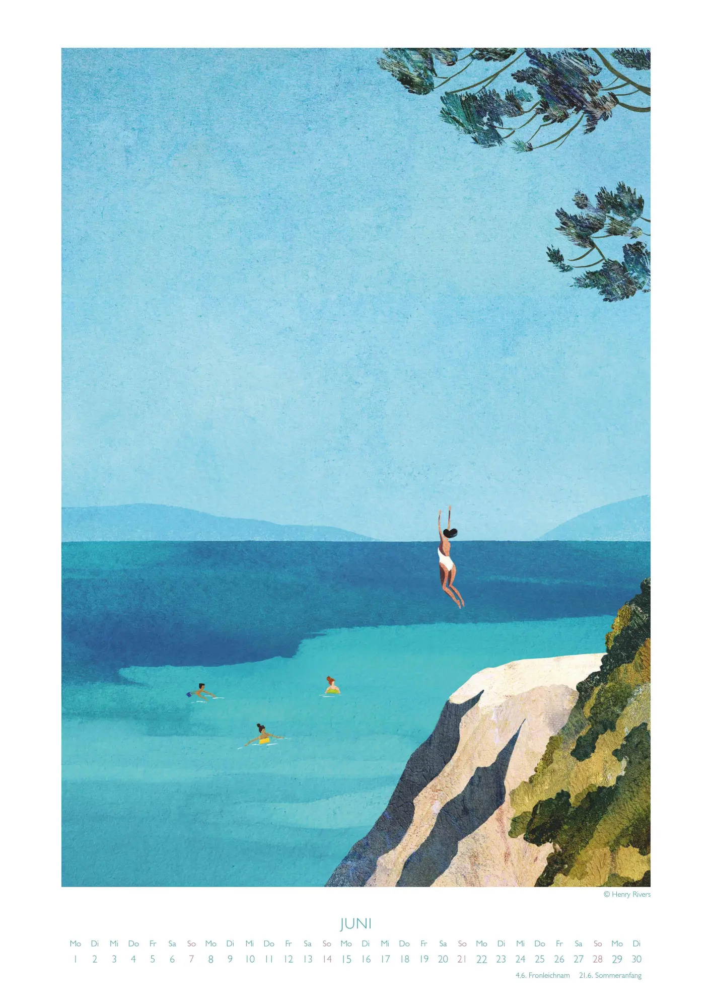 Bild: 4069095007499 | Feeling Nature 2026 - Outdoor-Illustrationen von Henry Rivers -...