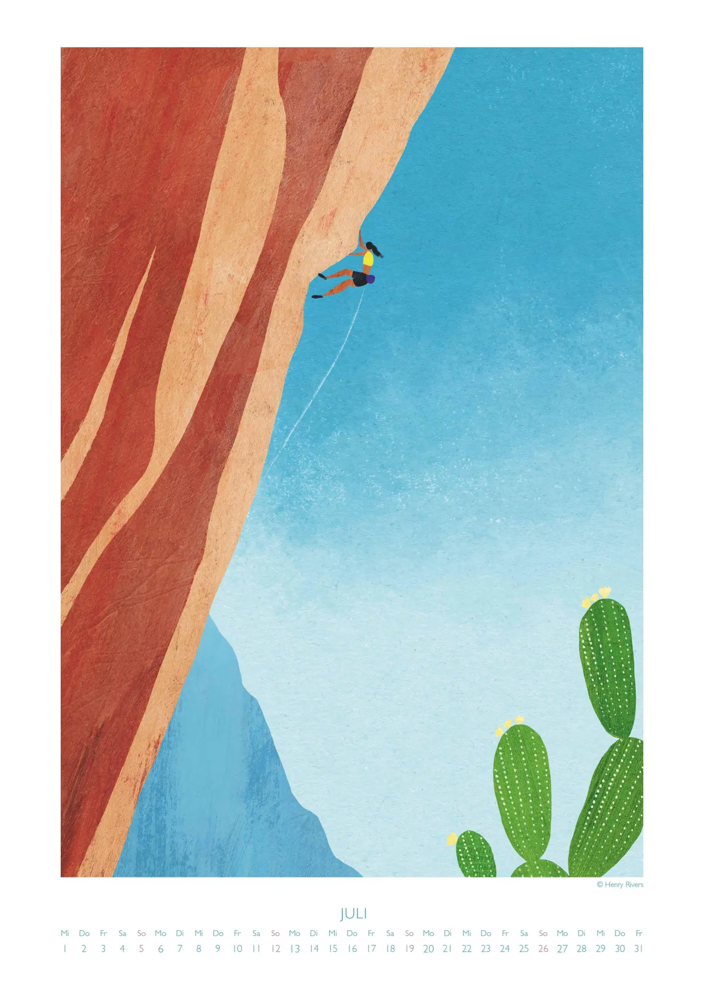 Bild: 4069095007499 | Feeling Nature 2026 - Outdoor-Illustrationen von Henry Rivers -...