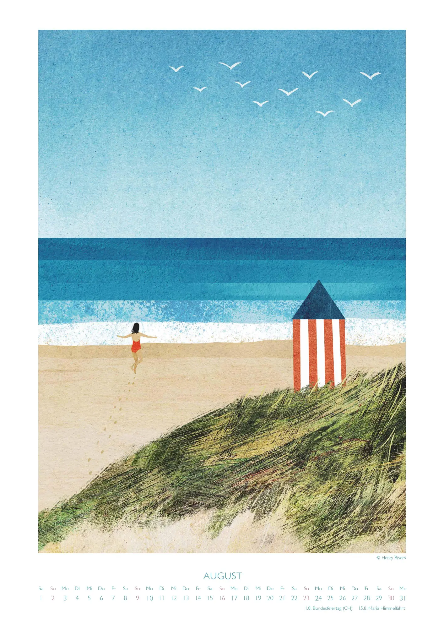 Bild: 4069095007499 | Feeling Nature 2026 - Outdoor-Illustrationen von Henry Rivers -...