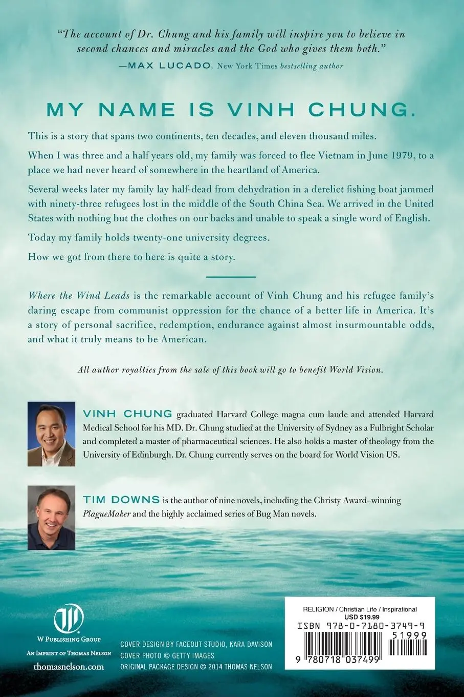 Rückseite: 9780718037499 | Where the Wind Leads Softcover | Vinh Chung | Taschenbuch | Englisch