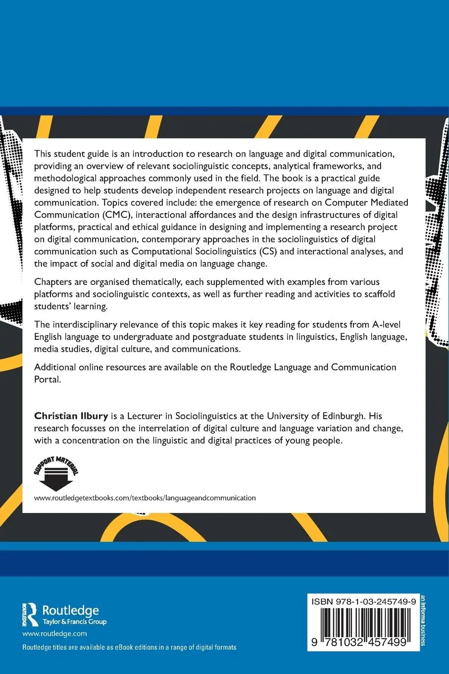 Rückseite: 9781032457499 | Researching Language and Digital Communication | A Student Guide
