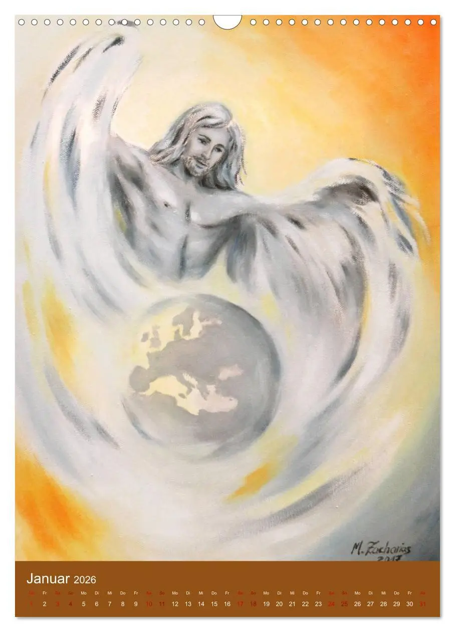 Bild: 9783516397499 | Außergewöhnliche spirituelle Kunst 2026 (Wandkalender 2026 DIN A3...