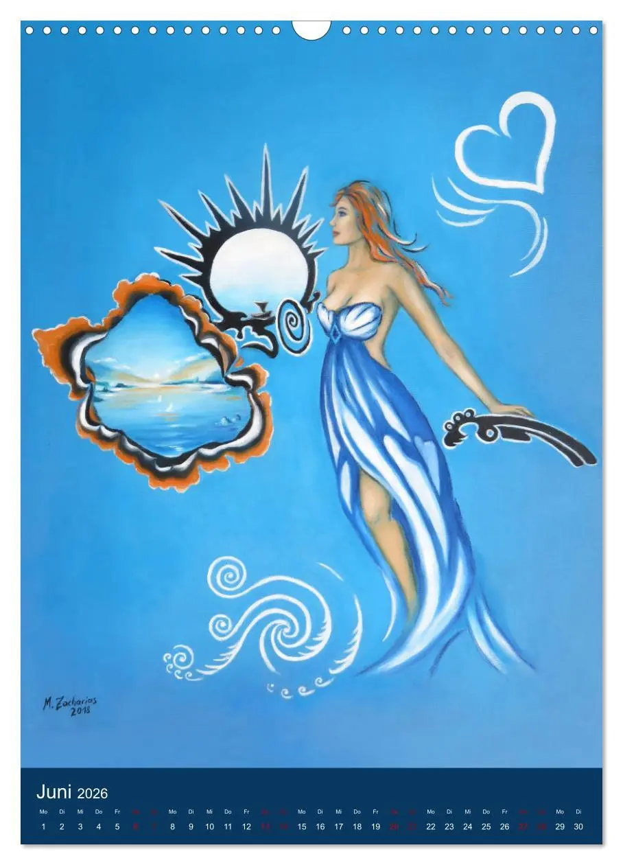 Bild: 9783516397499 | Außergewöhnliche spirituelle Kunst 2026 (Wandkalender 2026 DIN A3...