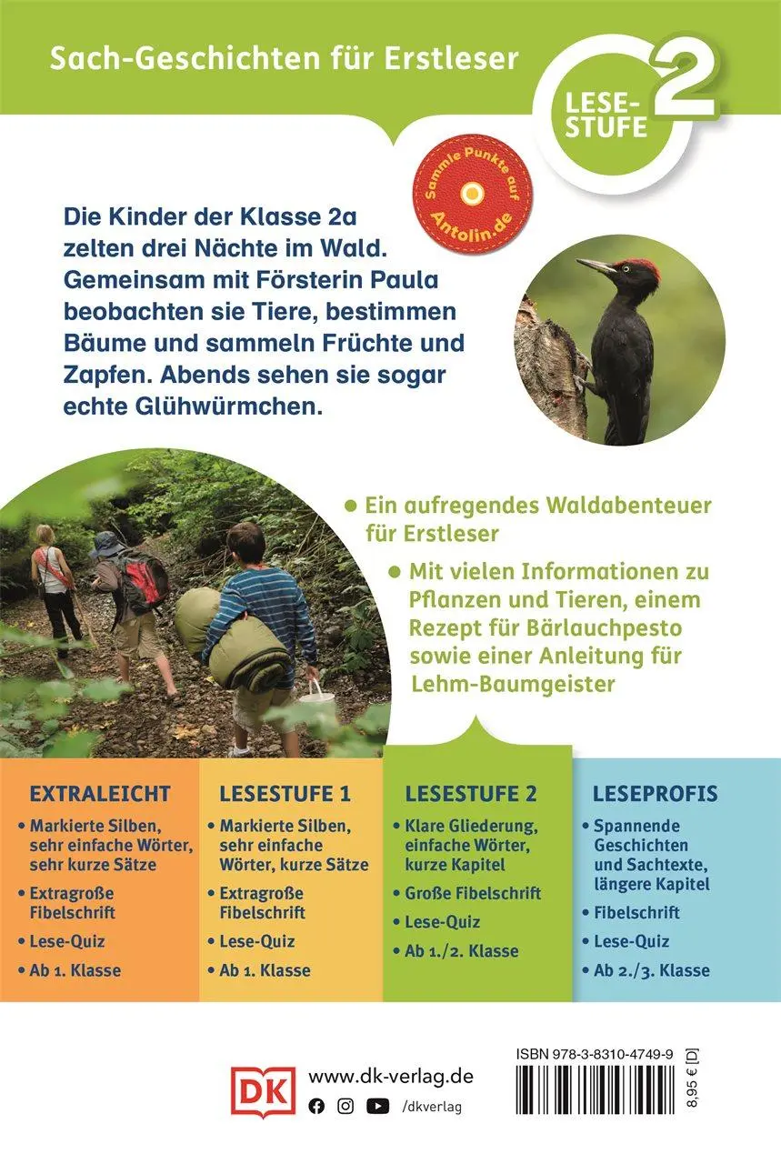 Rückseite: 9783831047499 | SUPERLESER! Klassenfahrt in den Wald | Christine Paxmann | Buch | 2023
