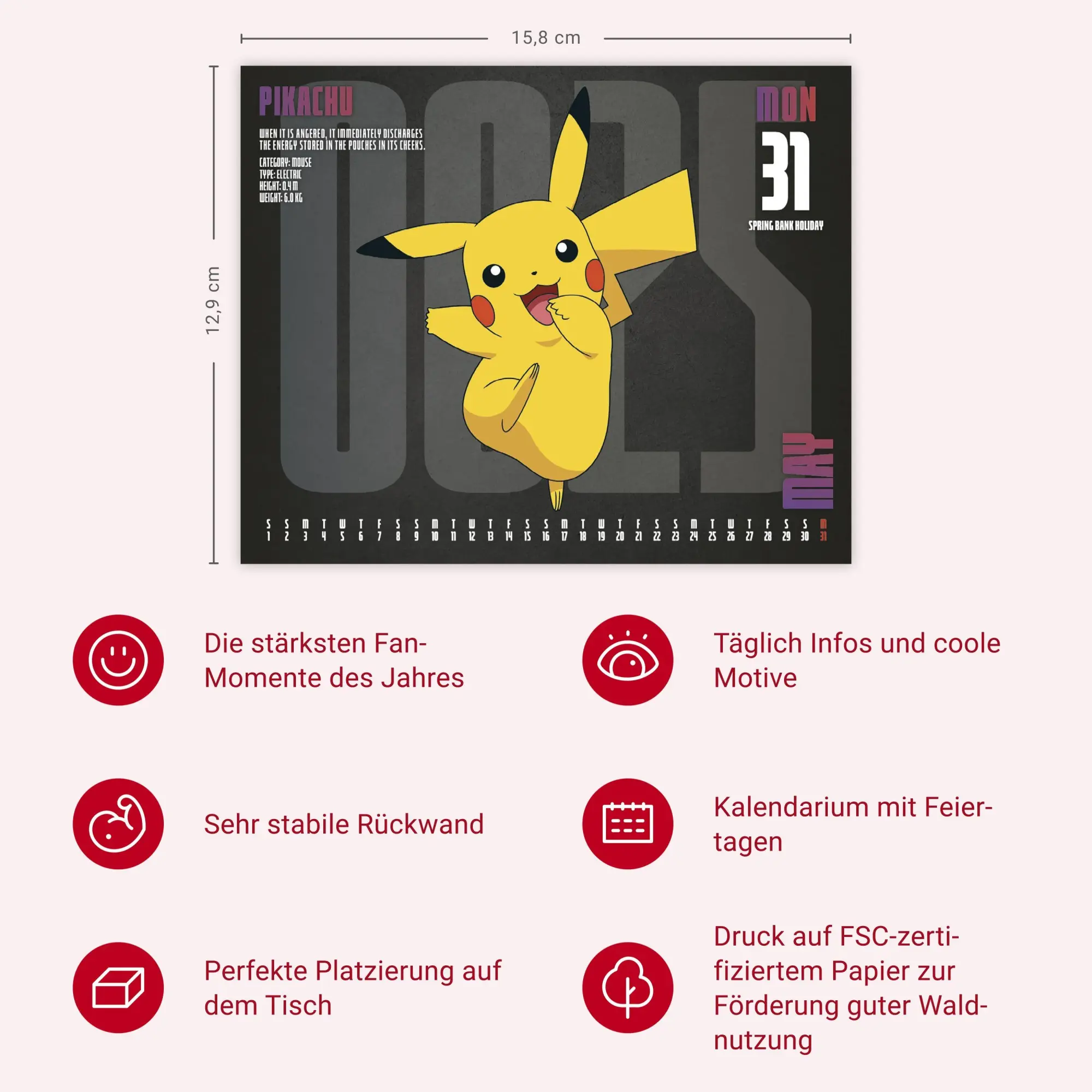 Bild: 9783840197499 | Pokémon Tagesabreißkalender 2027 | Heye | Kalender | 320 S. | Englisch