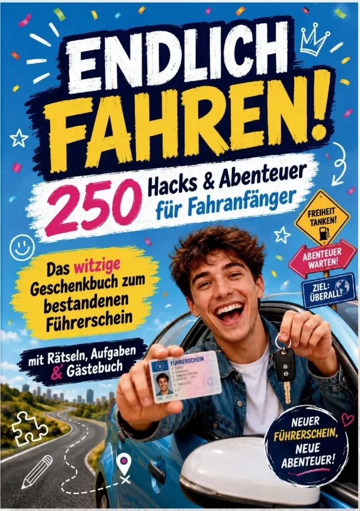 Cover: 9789403907499 | ENDLICH FAHREN! 250 Hacks &amp; Abenteuer für Fahranfänger | Straßenberg