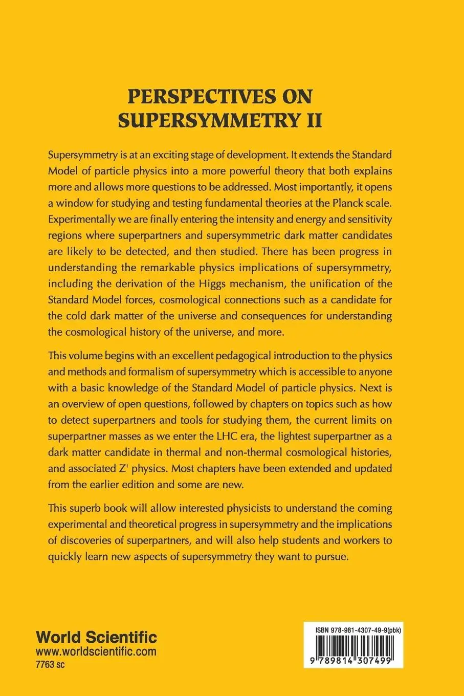 Rückseite: 9789814307499 | PERSPECTIVES ON SUPERSYMMETRY II (V21) | Kane Gordon L | Taschenbuch