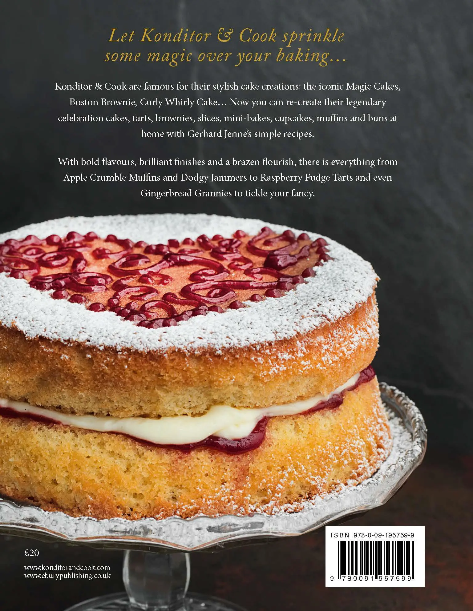 Rückseite: 9780091957599 | Konditor &amp; Cook | Deservedly Legendary Baking | Gerhard Jenne | Buch