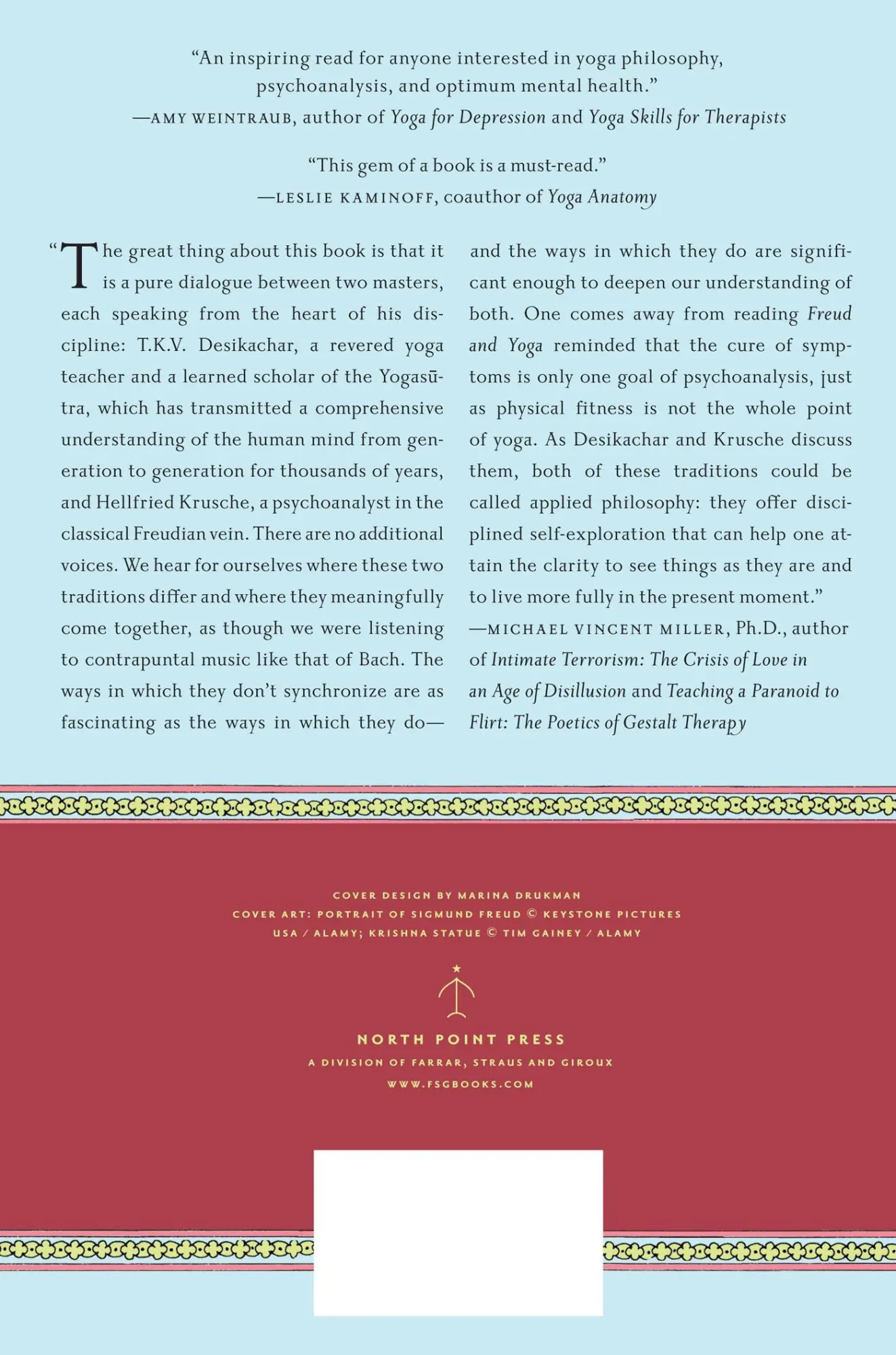 Rückseite: 9780865477599 | Freud and Yoga | Hellfried Krusche | Taschenbuch | Englisch | 2014
