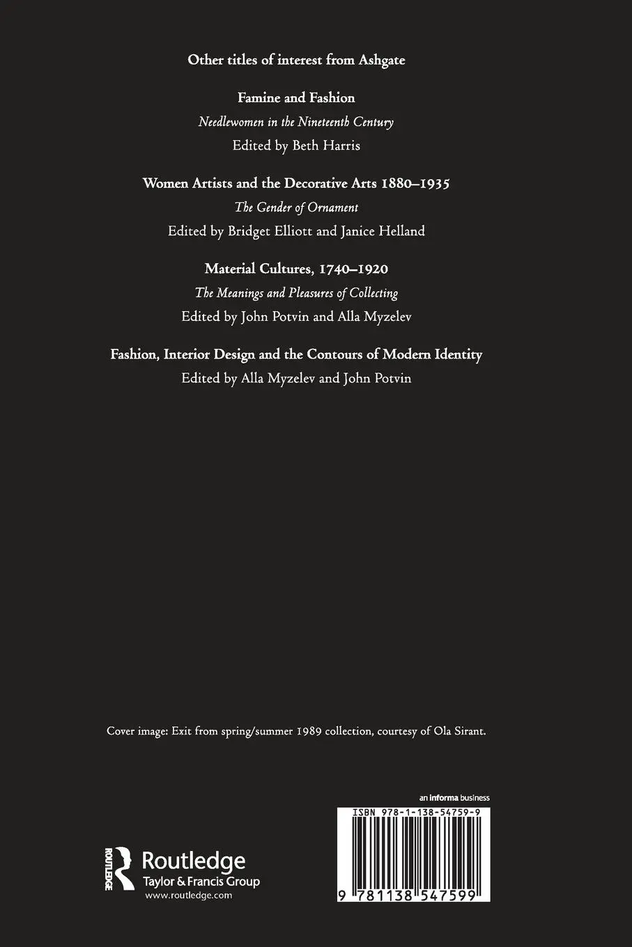 Rückseite: 9781138547599 | Giorgio Armani | Empire of the Senses | John Potvin | Taschenbuch