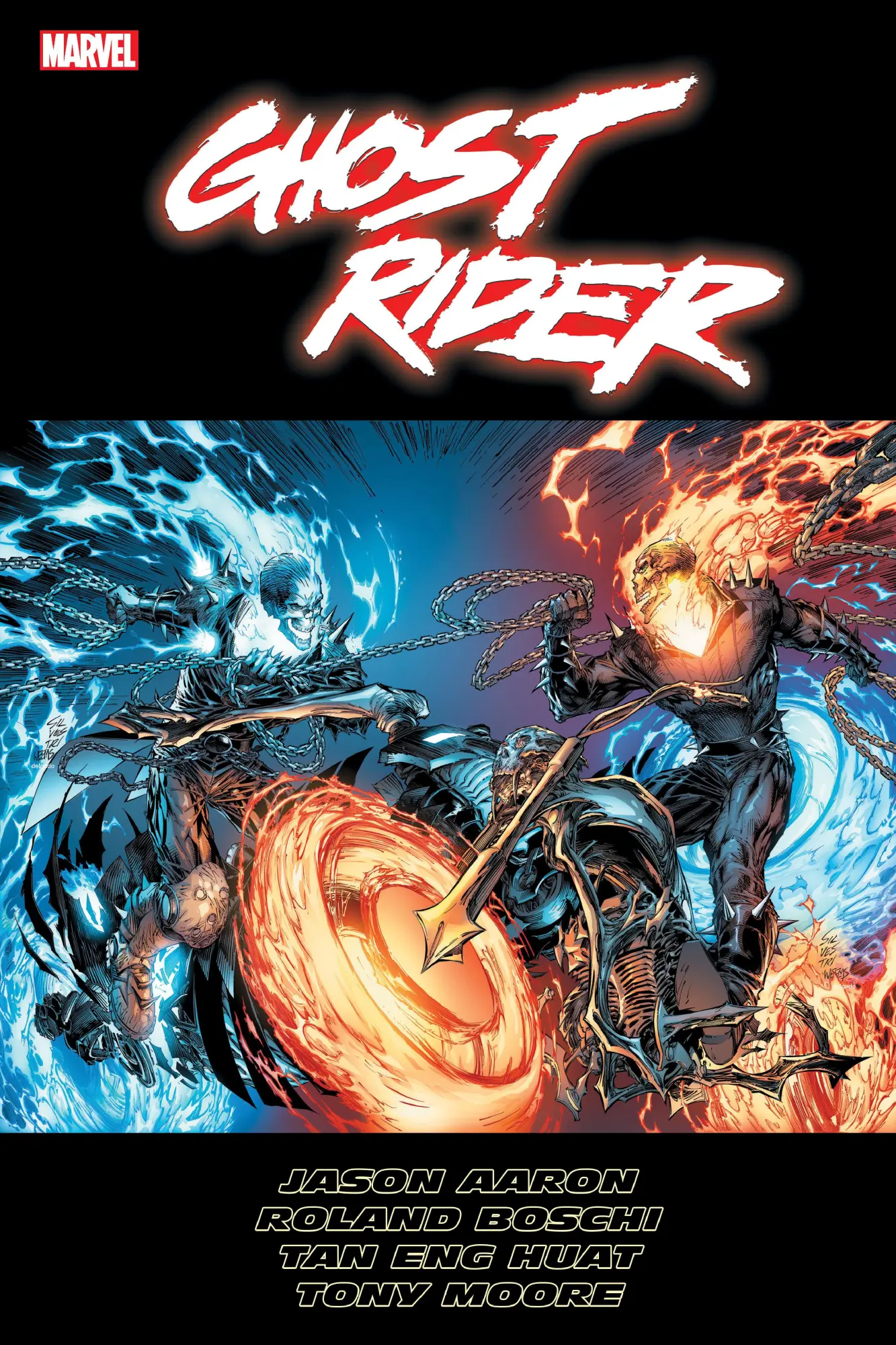 Cover: 9781302957599 | Ghost Rider By Jason Aaron Omnibus [New Printing] | Jason Aaron | 2024