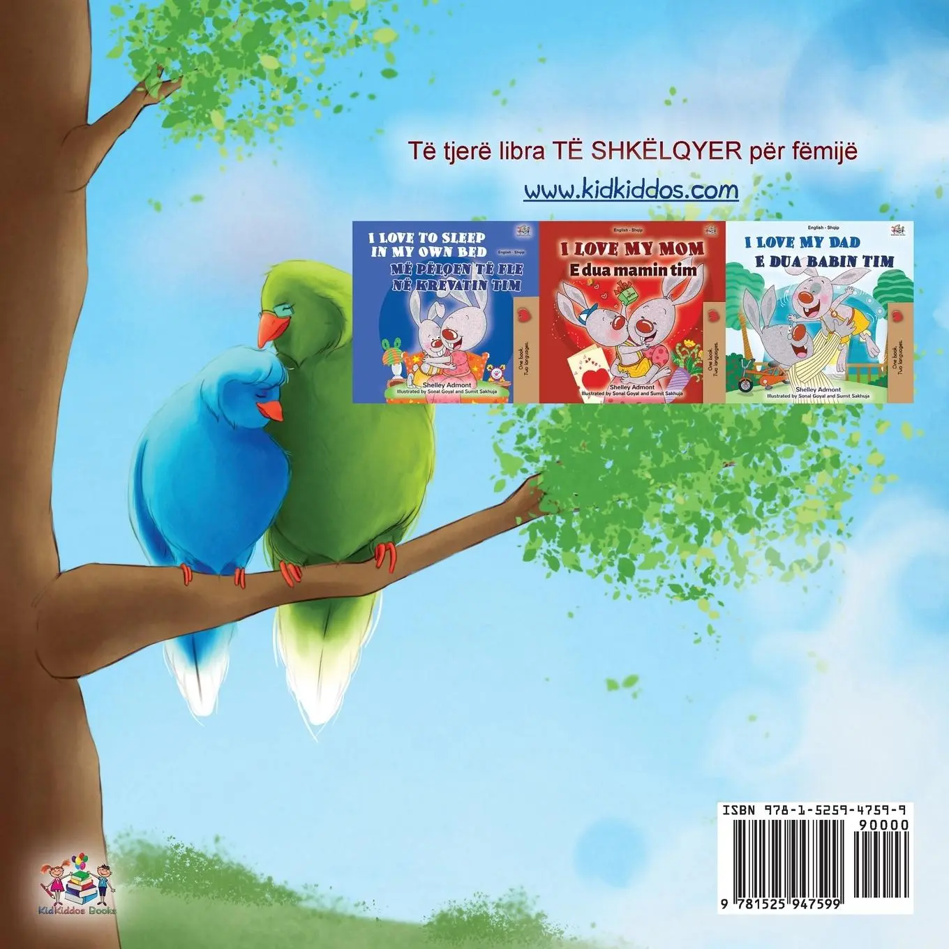 Rückseite: 9781525947599 | Goodnight, My Love! (Albanian Children's Book) | Admont (u. a.) | Buch