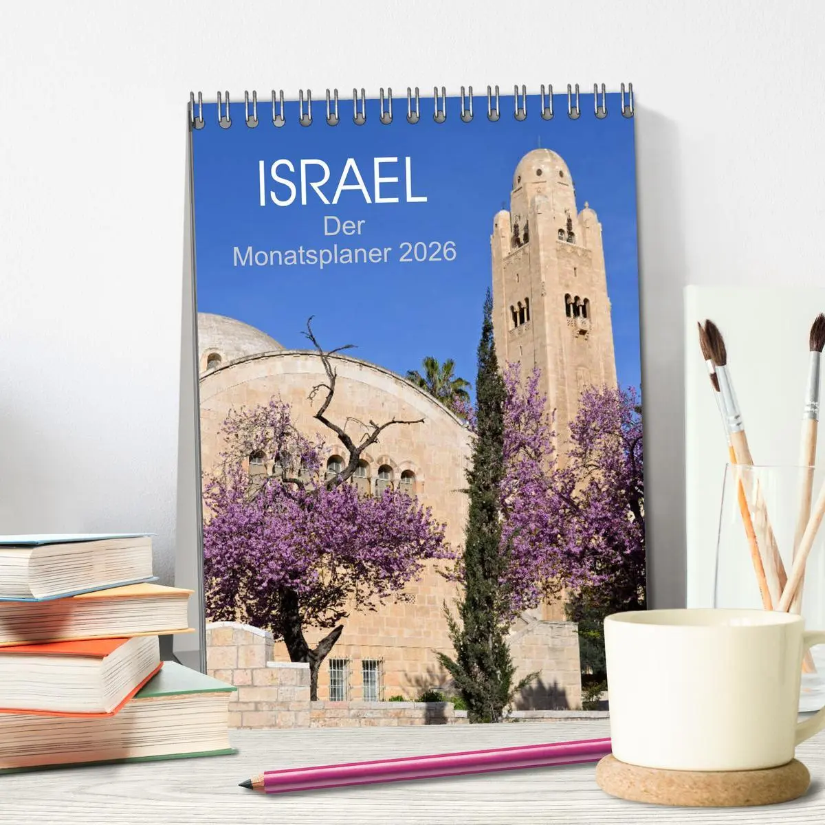 Bild: 9783516387599 | Israel - Der Monatsplaner 2026 (Tischkalender 2026 DIN A5 hoch),...