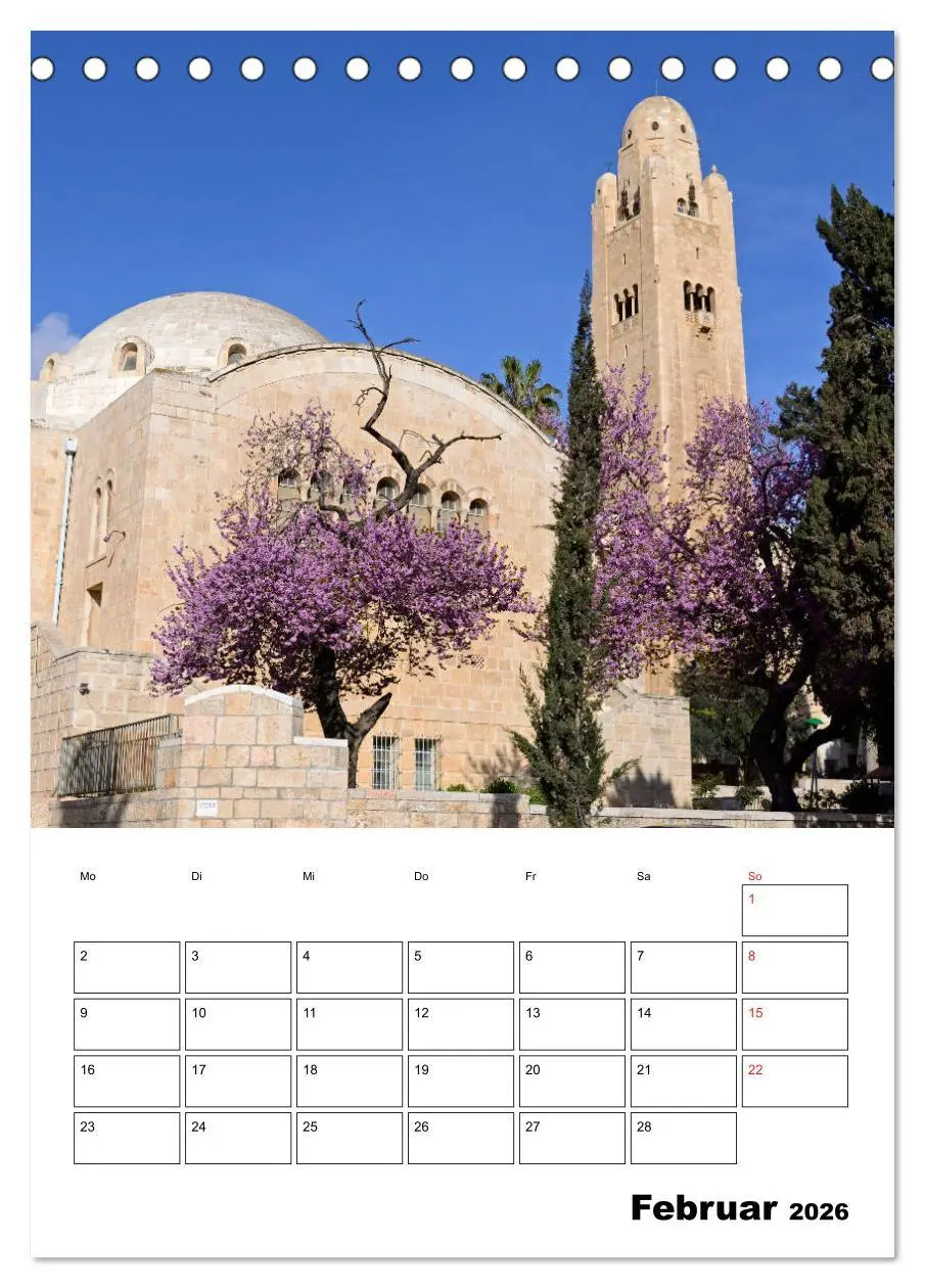 Bild: 9783516387599 | Israel - Der Monatsplaner 2026 (Tischkalender 2026 DIN A5 hoch),...