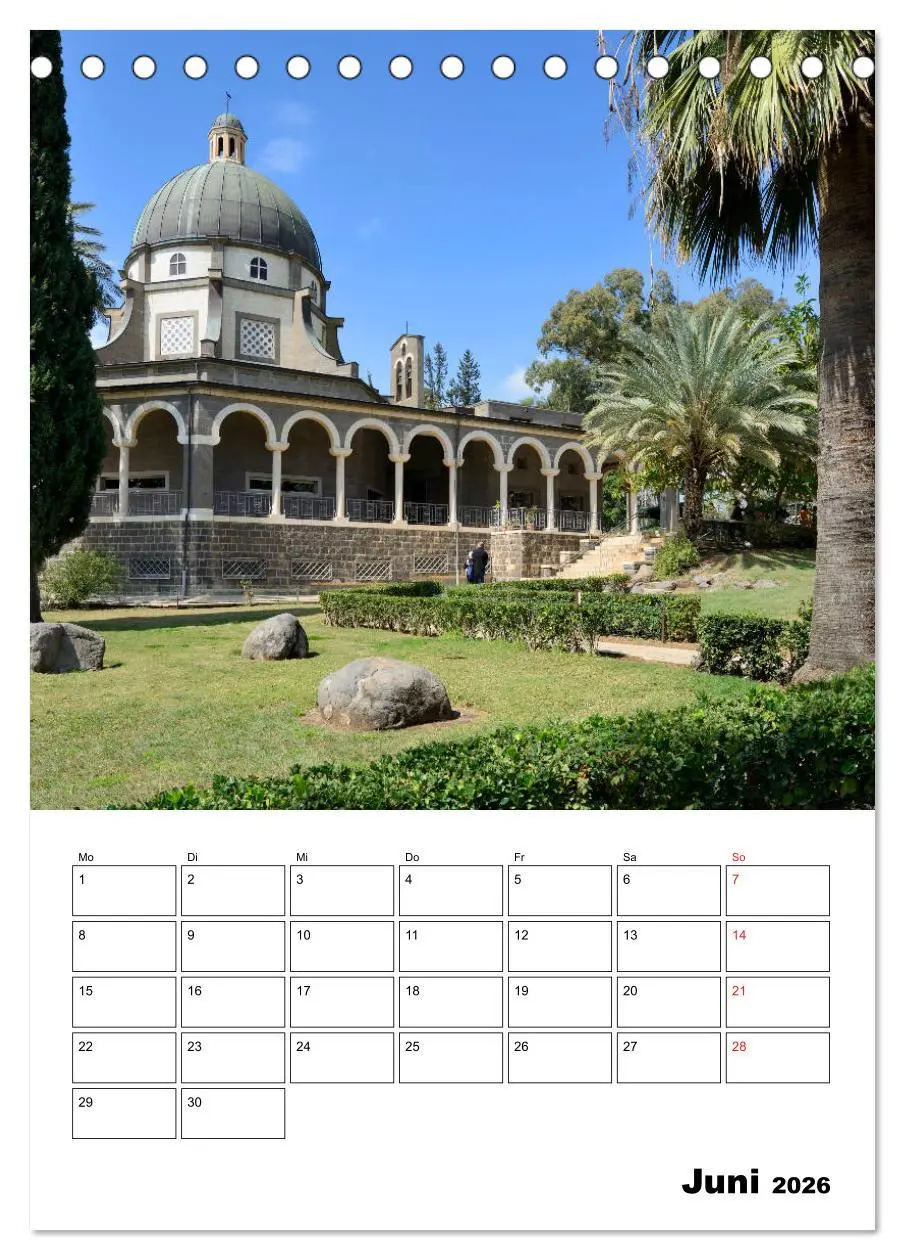 Bild: 9783516387599 | Israel - Der Monatsplaner 2026 (Tischkalender 2026 DIN A5 hoch),...