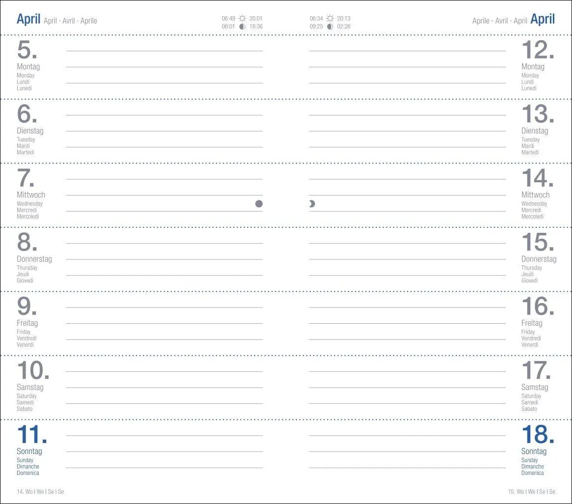 Bild: 9783756417599 | Wochen-Taschenkalender, schwarz 2027 | Heye | Buch | Bürokalender Heye