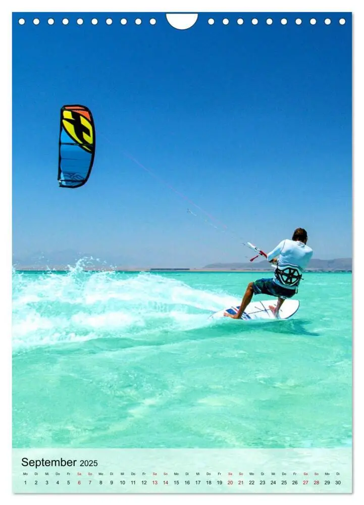 Bild: 9783435887699 | Kitesurfen - Fun pur (Wandkalender 2025 DIN A4 hoch), CALVENDO...