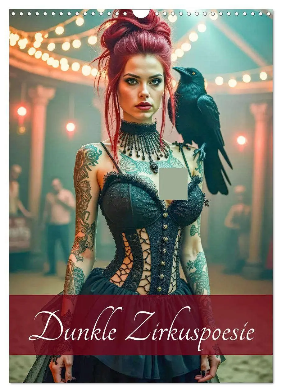 Cover: 9783457287699 | Dunkle Zirkuspoesie (Wandkalender 2026 DIN A3 hoch), CALVENDO...