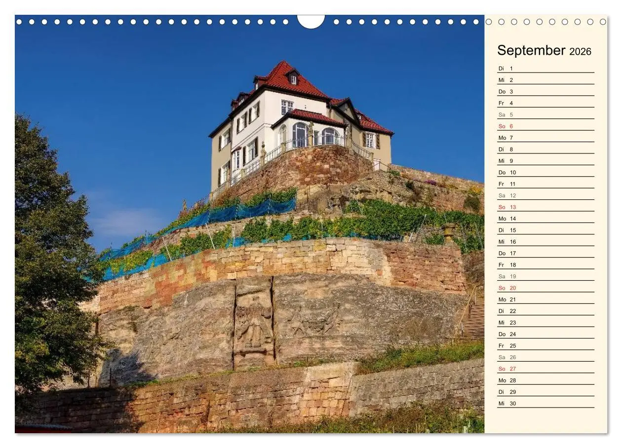 Bild: 9783457977699 | Saale-Unstrut - Region aus Wein und Stein (Wandkalender 2026 DIN A3...