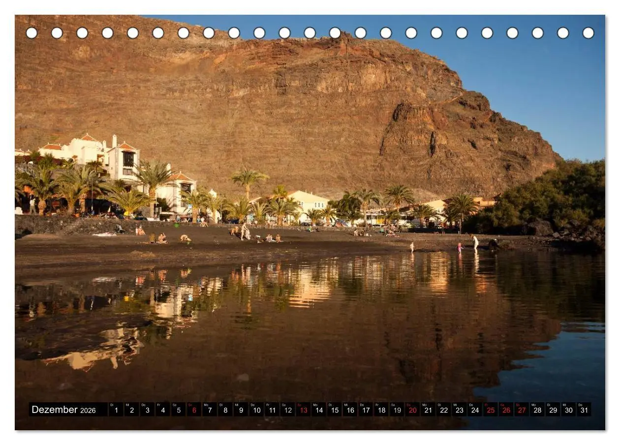 Bild: 9783516067699 | La Gomera - Valle Gran Rey (Tischkalender 2026 DIN A5 quer),...