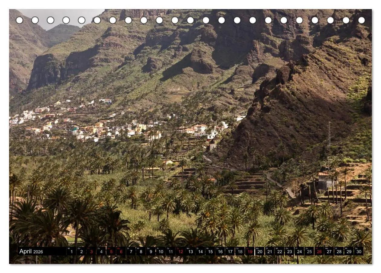 Bild: 9783516067699 | La Gomera - Valle Gran Rey (Tischkalender 2026 DIN A5 quer),...