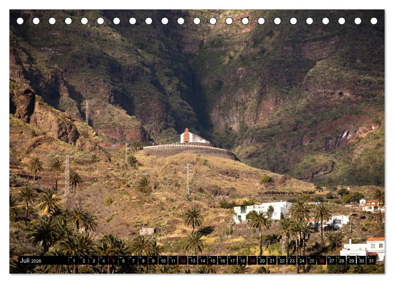 Bild: 9783516067699 | La Gomera - Valle Gran Rey (Tischkalender 2026 DIN A5 quer),...