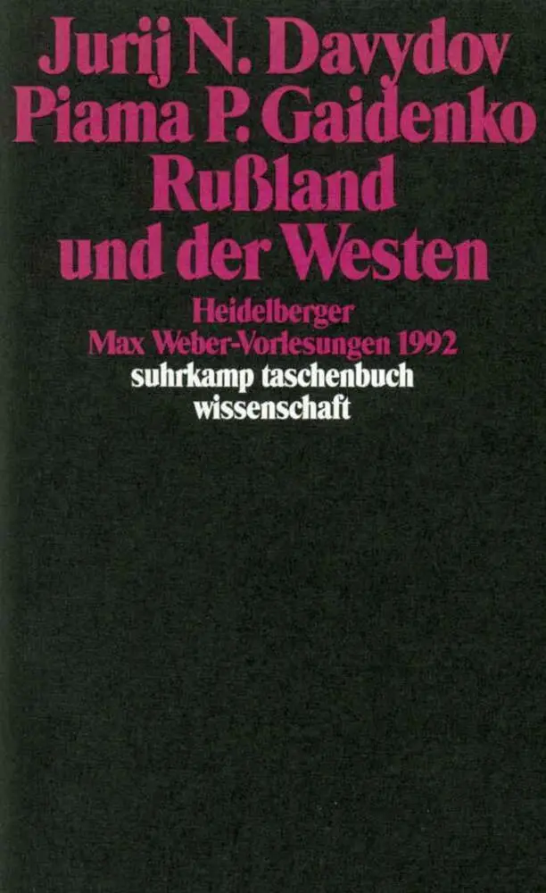 Cover: 9783518287699 | Rußland und der Westen | Heidelberger Max-Weber-Vorlesungen 1985