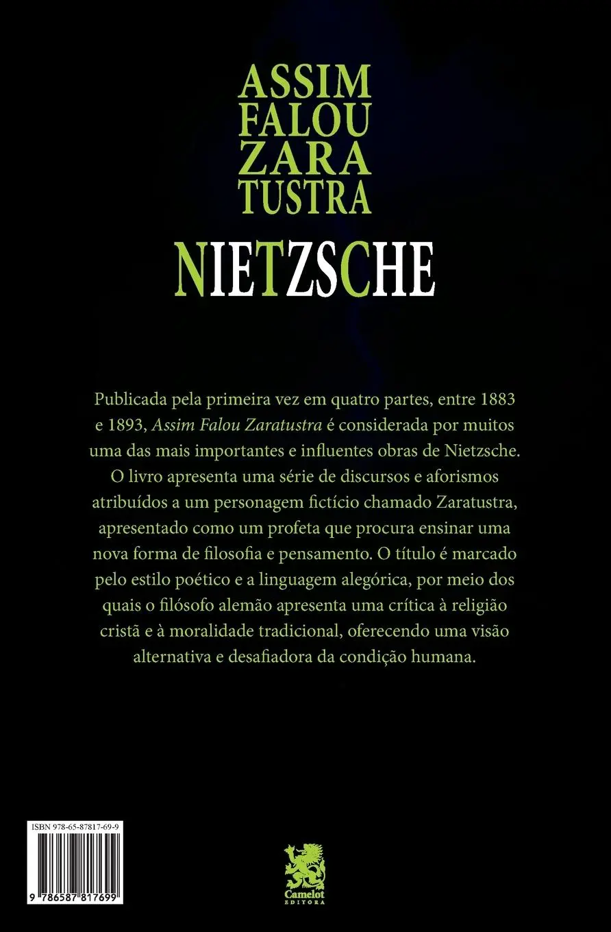 Rückseite: 9786587817699 | Assim Falou Zaratustra | Friedrich Nietzsche | Taschenbuch | 2023