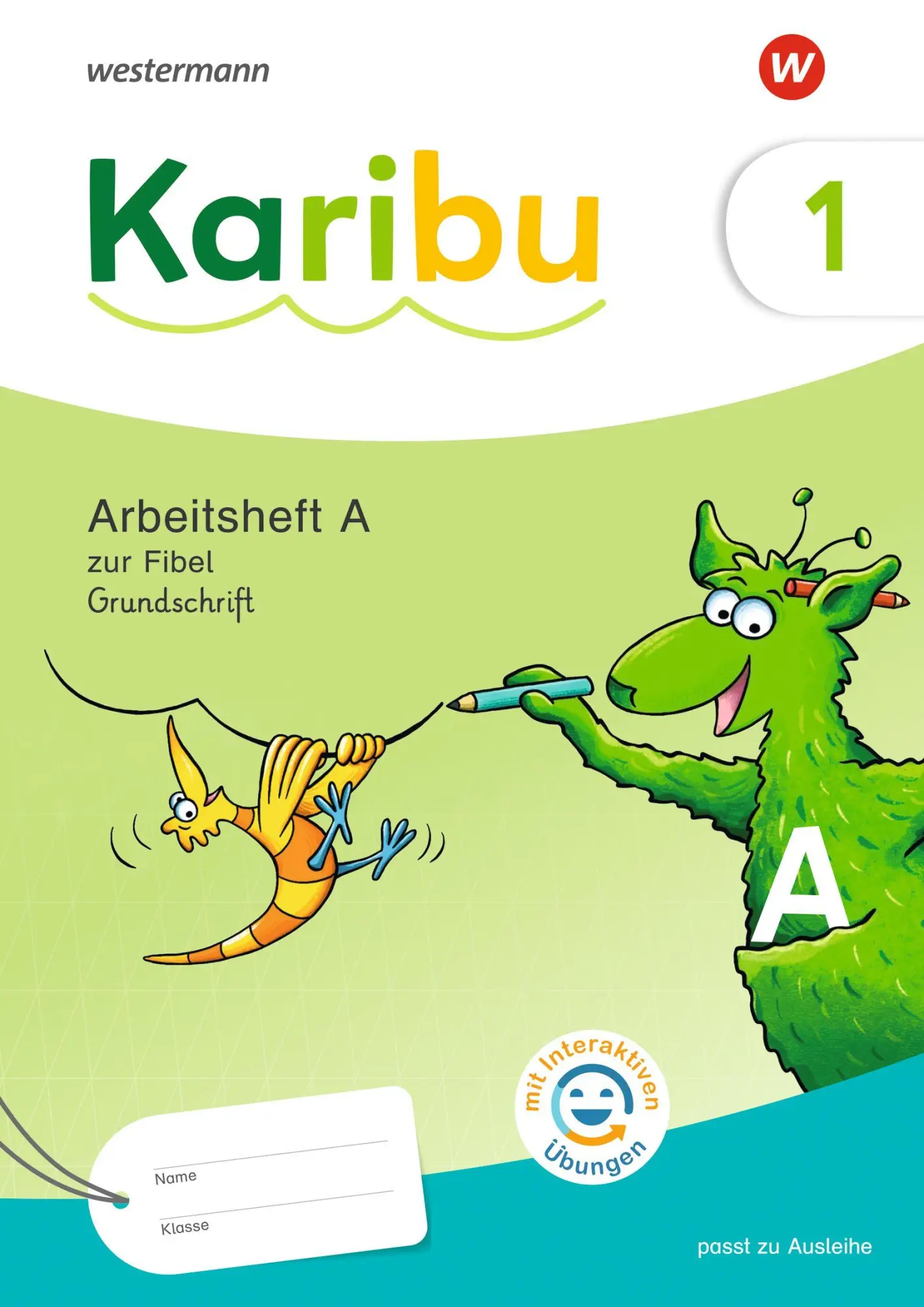 Cover: 9783141297799 | Karibu 1 (A). Arbeitsheft Grundschrift mit interaktiven Übungen zur...