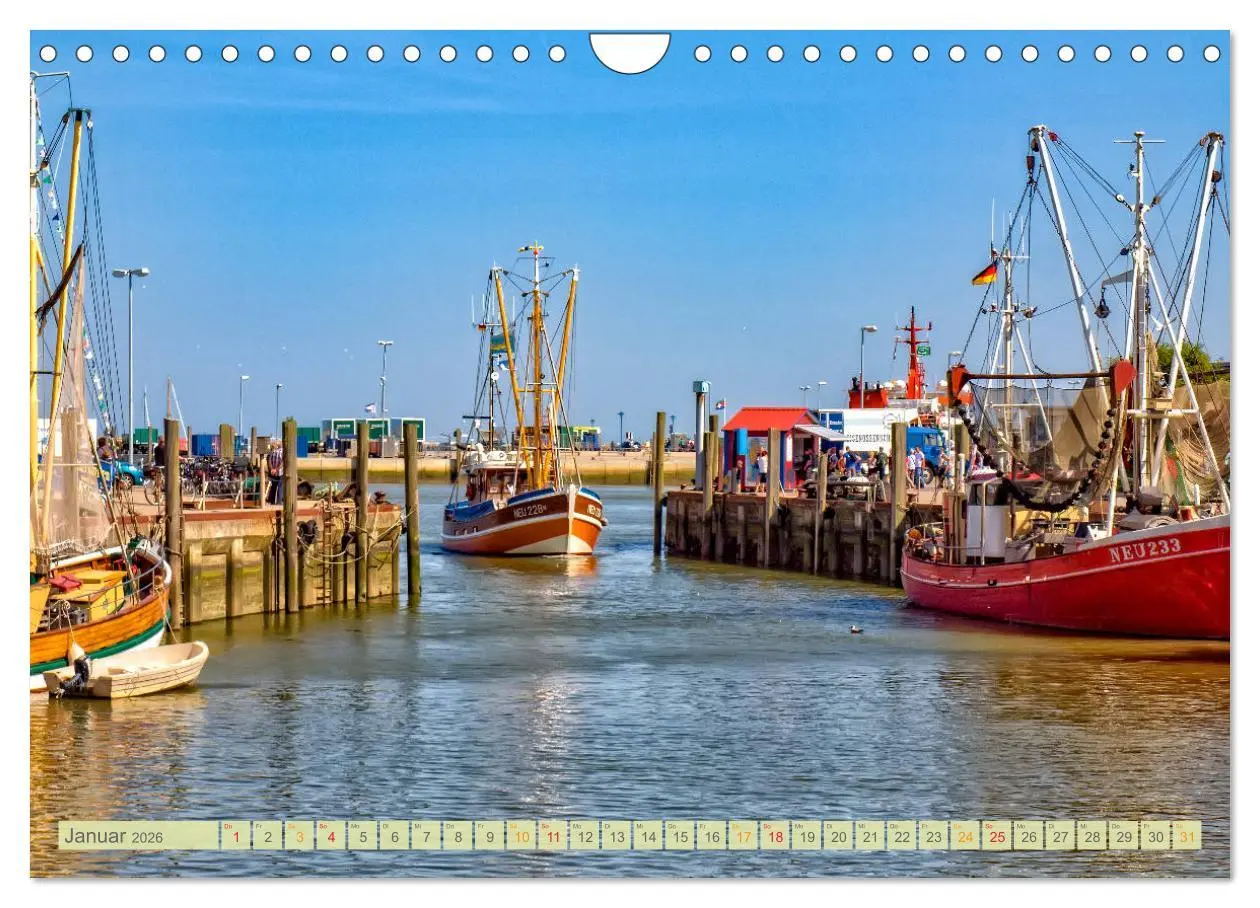 Bild: 9783457897799 | Reise an die Nordsee - Neuharlingersiel (Wandkalender 2026 DIN A4...