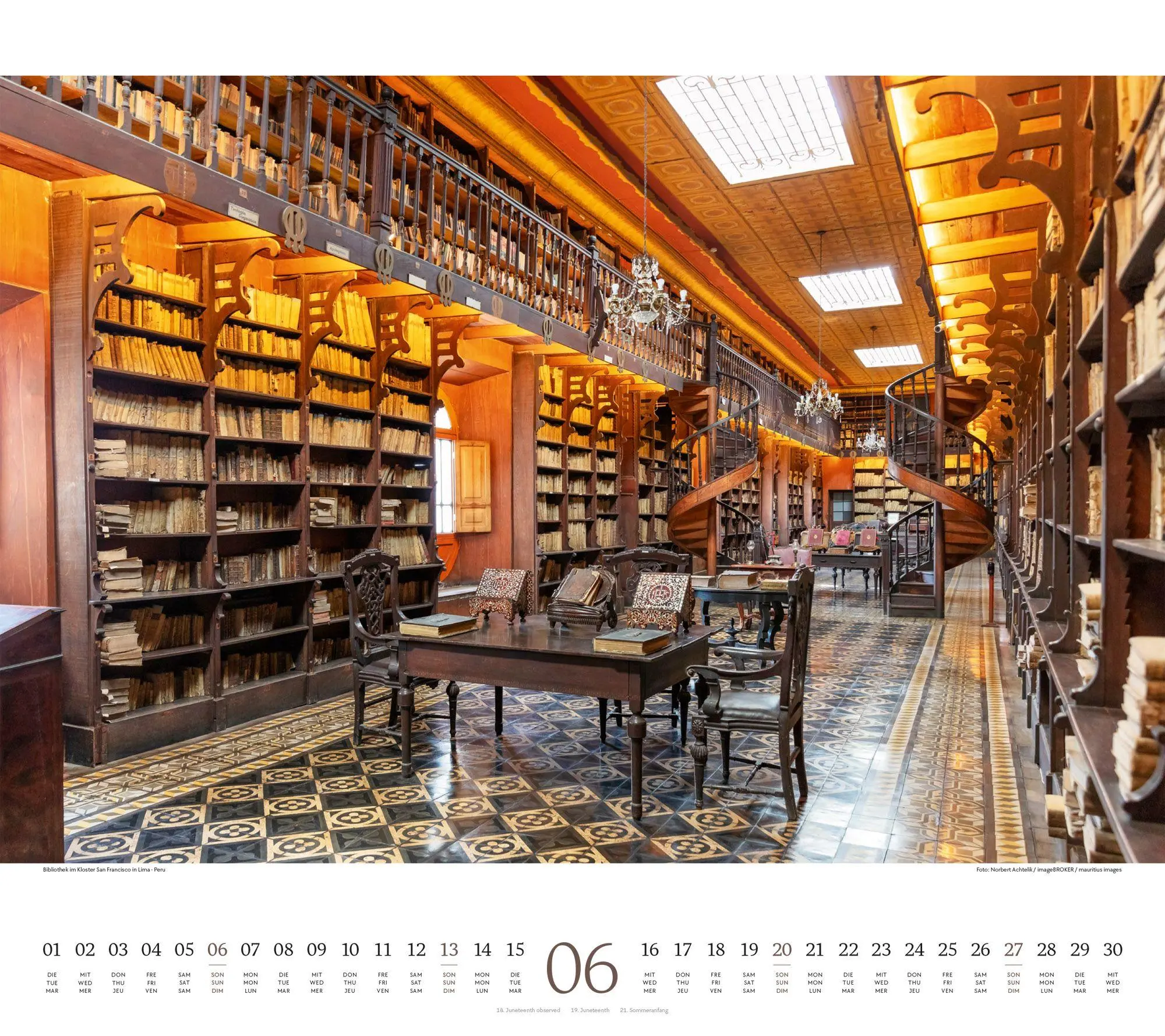 Bild: 9783838427799 | Welt der Bücher Kalender 2027 | Ackermann Kunstverlag GmbH | Kalender