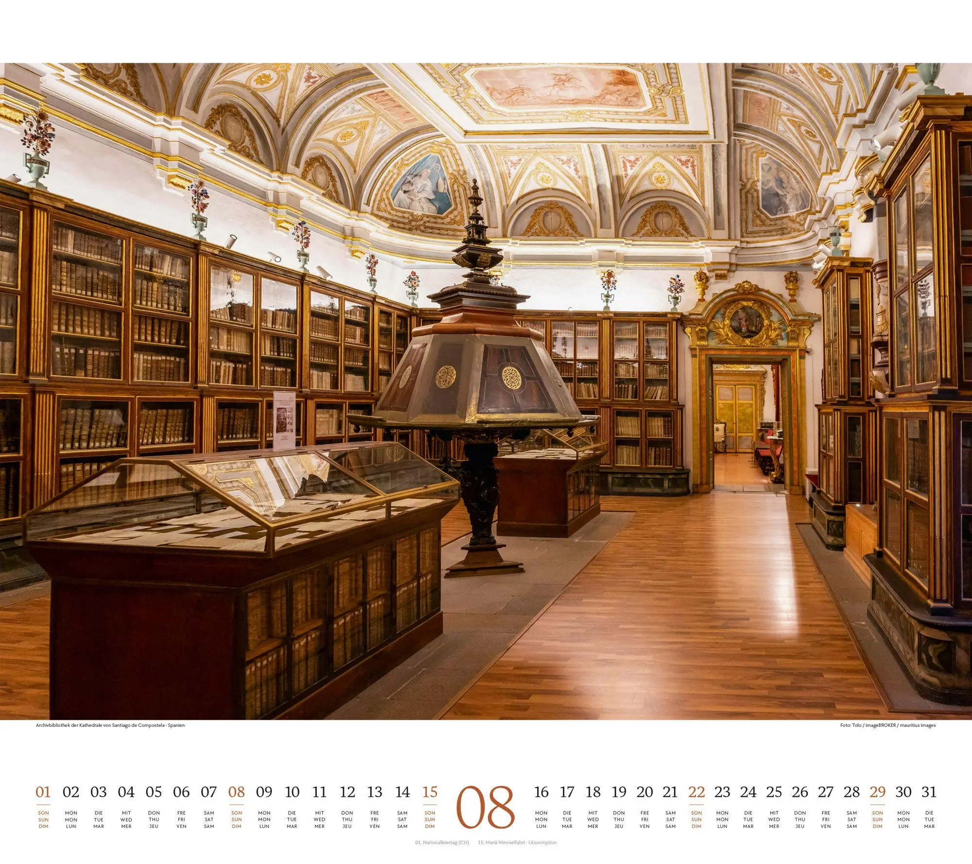 Bild: 9783838427799 | Welt der Bücher Kalender 2027 | Ackermann Kunstverlag GmbH | Kalender