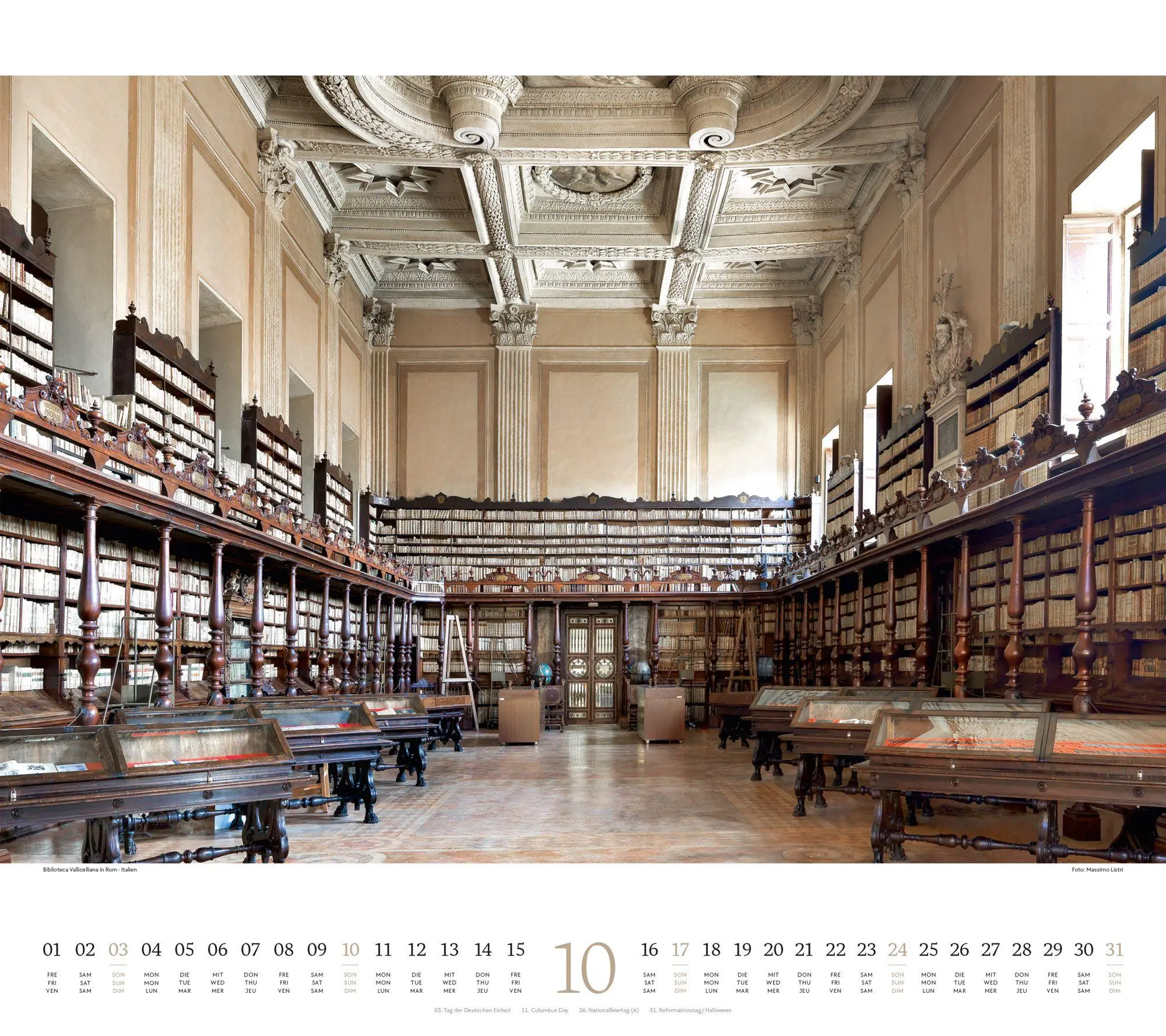 Bild: 9783838427799 | Welt der Bücher Kalender 2027 | Ackermann Kunstverlag GmbH | Kalender