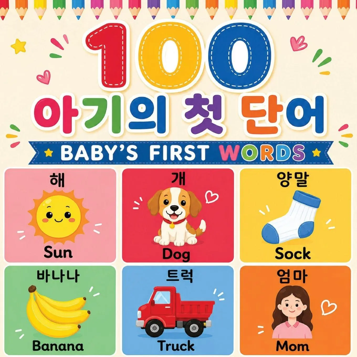 Cover: 9781998317899 | Baby's First 100 Words | Charlotte Chang | Taschenbuch | Koreanisch