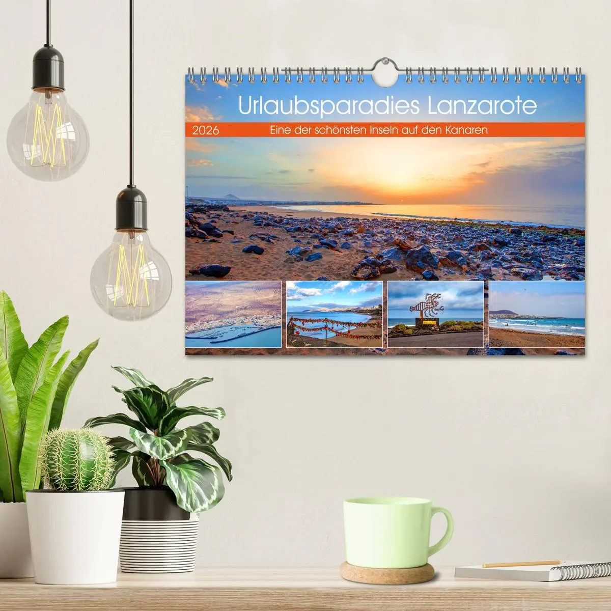 Bild: 9783457337899 | Urlaubsparadies Lanzarote (Wandkalender 2026 DIN A4 quer), CALVENDO...