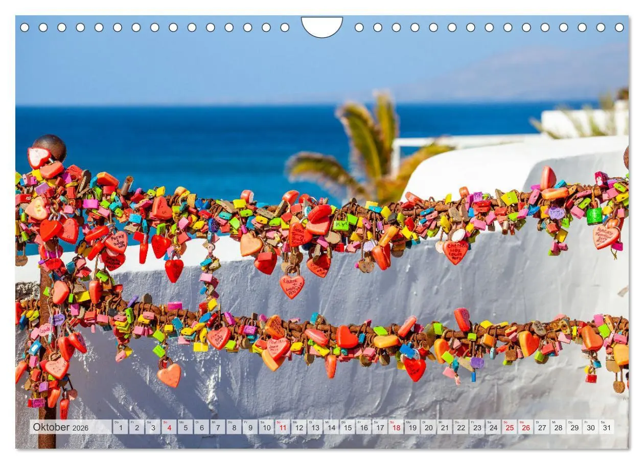 Bild: 9783457337899 | Urlaubsparadies Lanzarote (Wandkalender 2026 DIN A4 quer), CALVENDO...