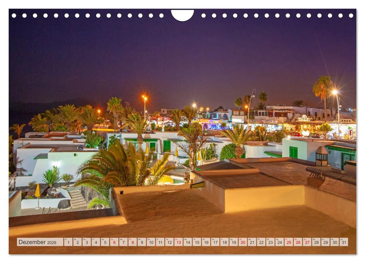 Bild: 9783457337899 | Urlaubsparadies Lanzarote (Wandkalender 2026 DIN A4 quer), CALVENDO...