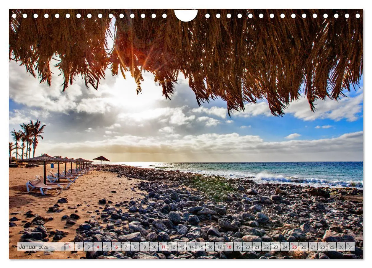 Bild: 9783457337899 | Urlaubsparadies Lanzarote (Wandkalender 2026 DIN A4 quer), CALVENDO...