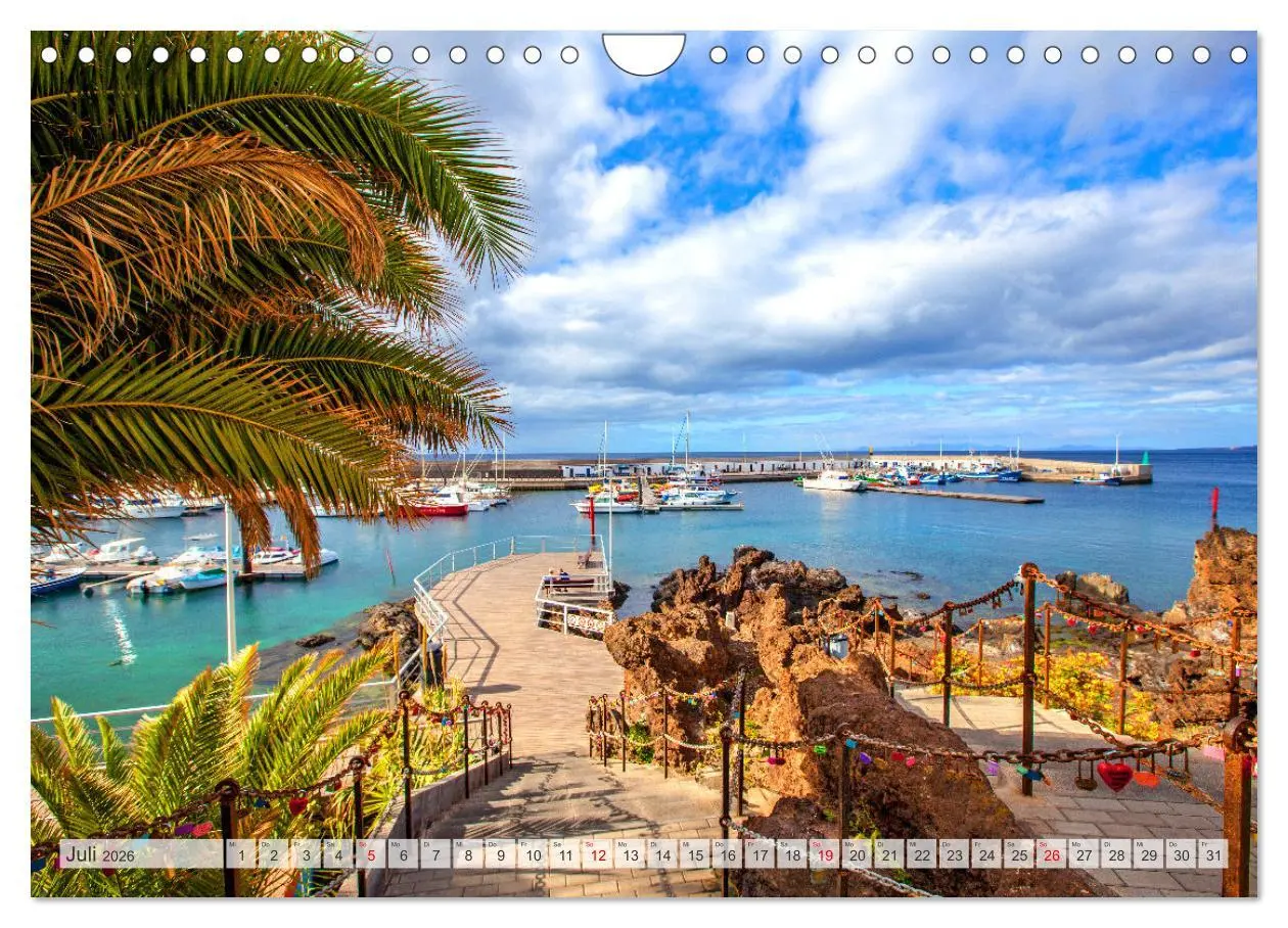 Bild: 9783457337899 | Urlaubsparadies Lanzarote (Wandkalender 2026 DIN A4 quer), CALVENDO...