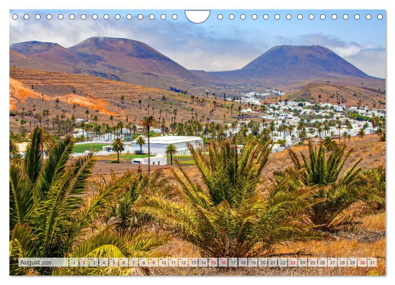 Bild: 9783457337899 | Urlaubsparadies Lanzarote (Wandkalender 2026 DIN A4 quer), CALVENDO...
