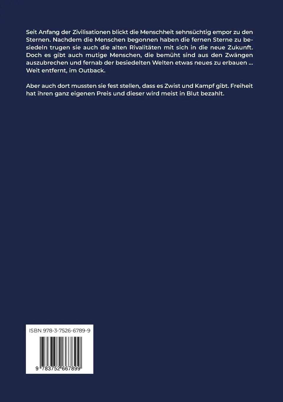 Rückseite: 9783752667899 | SPQR Outback | Ferne Welten | Olaf Thumann | Taschenbuch | SPQR | 2023