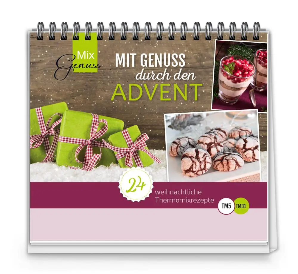 Cover: 9783943807899 | Mit Genuss durch den Advent | Corinna Wild | Kalender | 52 S.