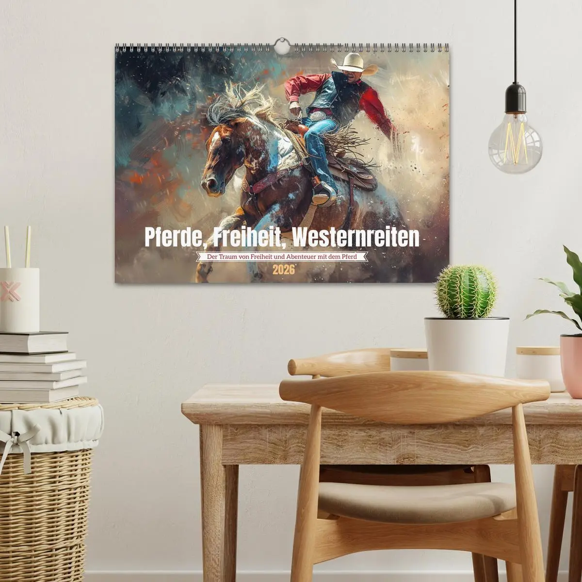 Bild: 9783457257999 | Pferde, Freiheit, Westernreiten (Wandkalender 2026 DIN A3 quer),...