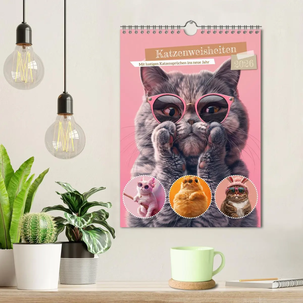 Bild: 9783516277999 | Katzenweisheiten (Wandkalender 2026 DIN A4 hoch), CALVENDO...