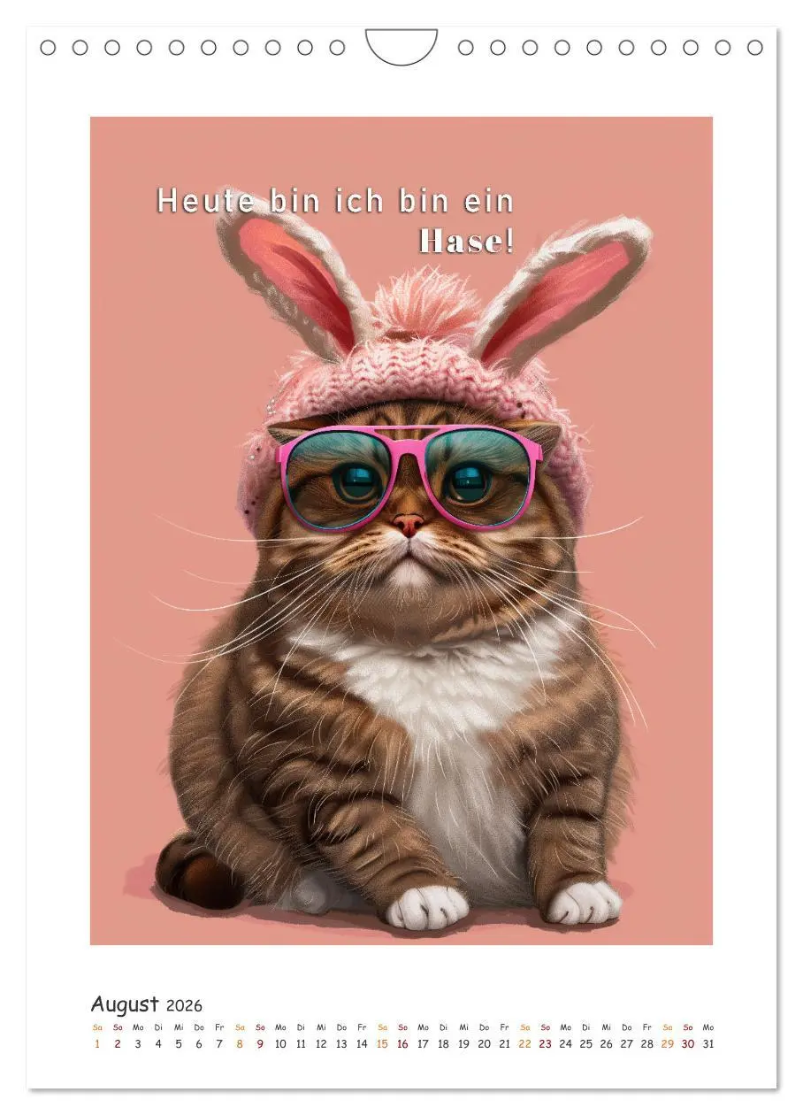 Bild: 9783516277999 | Katzenweisheiten (Wandkalender 2026 DIN A4 hoch), CALVENDO...