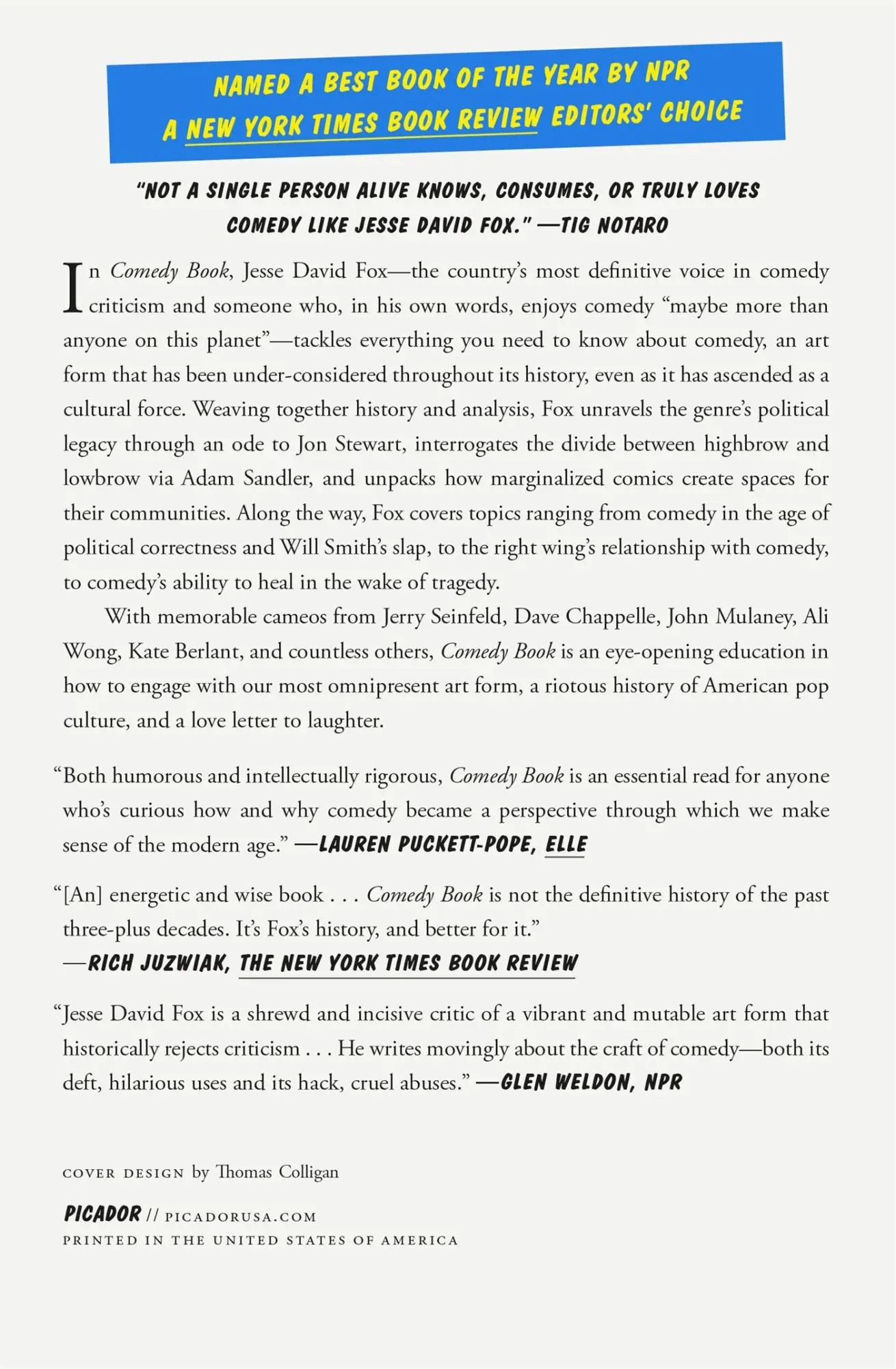 Rückseite: 9781250338099 | Comedy Book | Jesse David Fox | Taschenbuch | Englisch | 2024