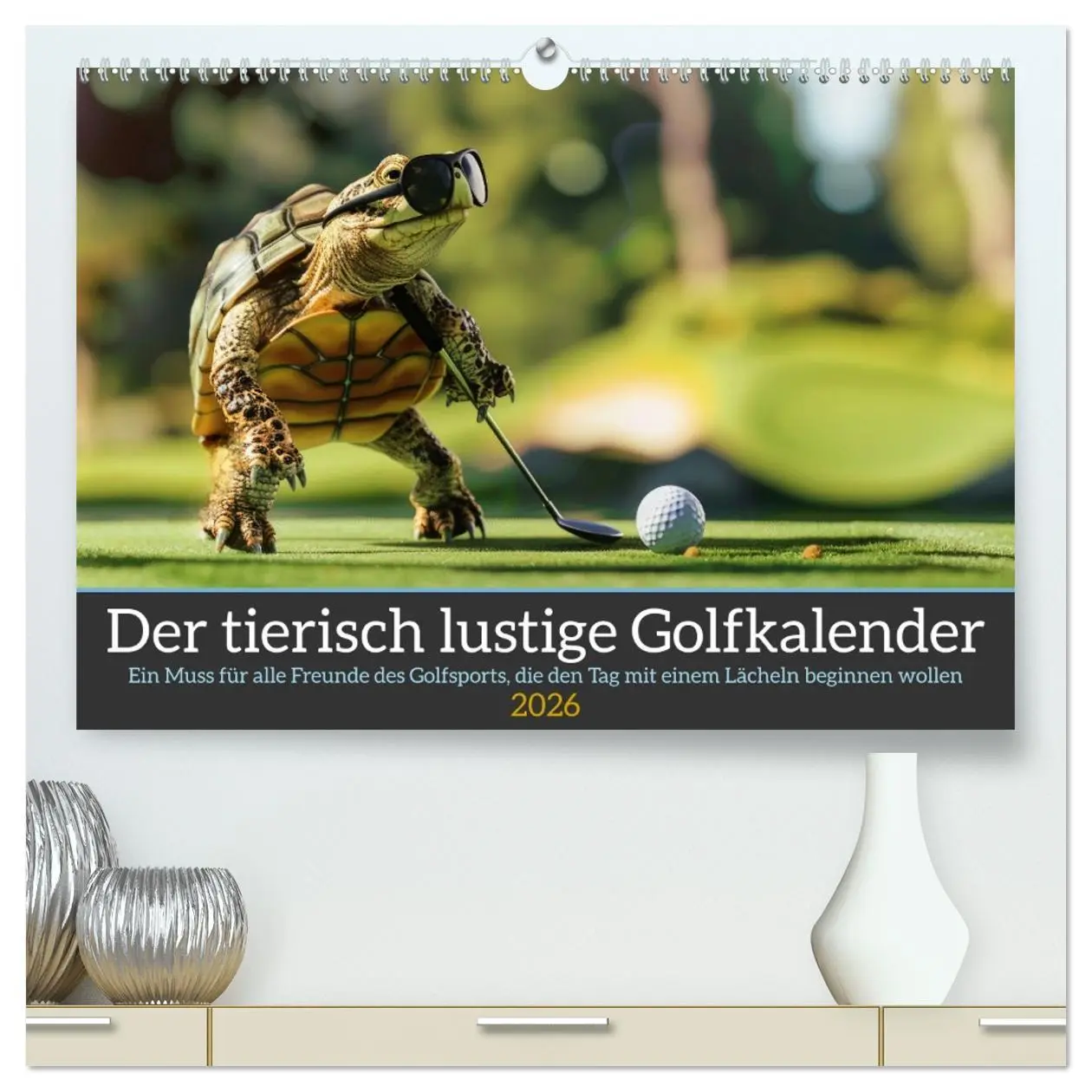 Cover: 9783457388099 | Der tierisch lustige Golfkalender (hochwertiger Premium...